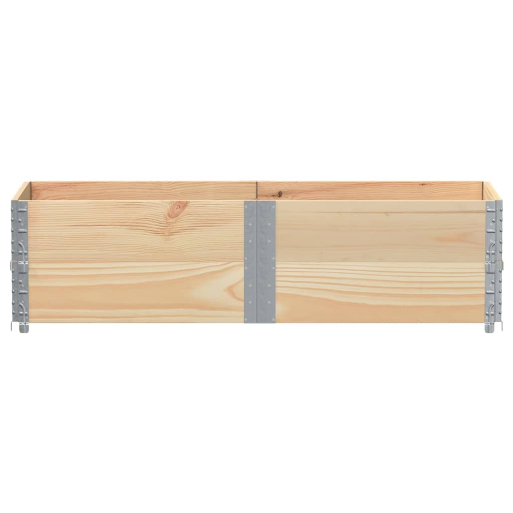 Plantekasse 150x50 cm heltre furu vidaXL
