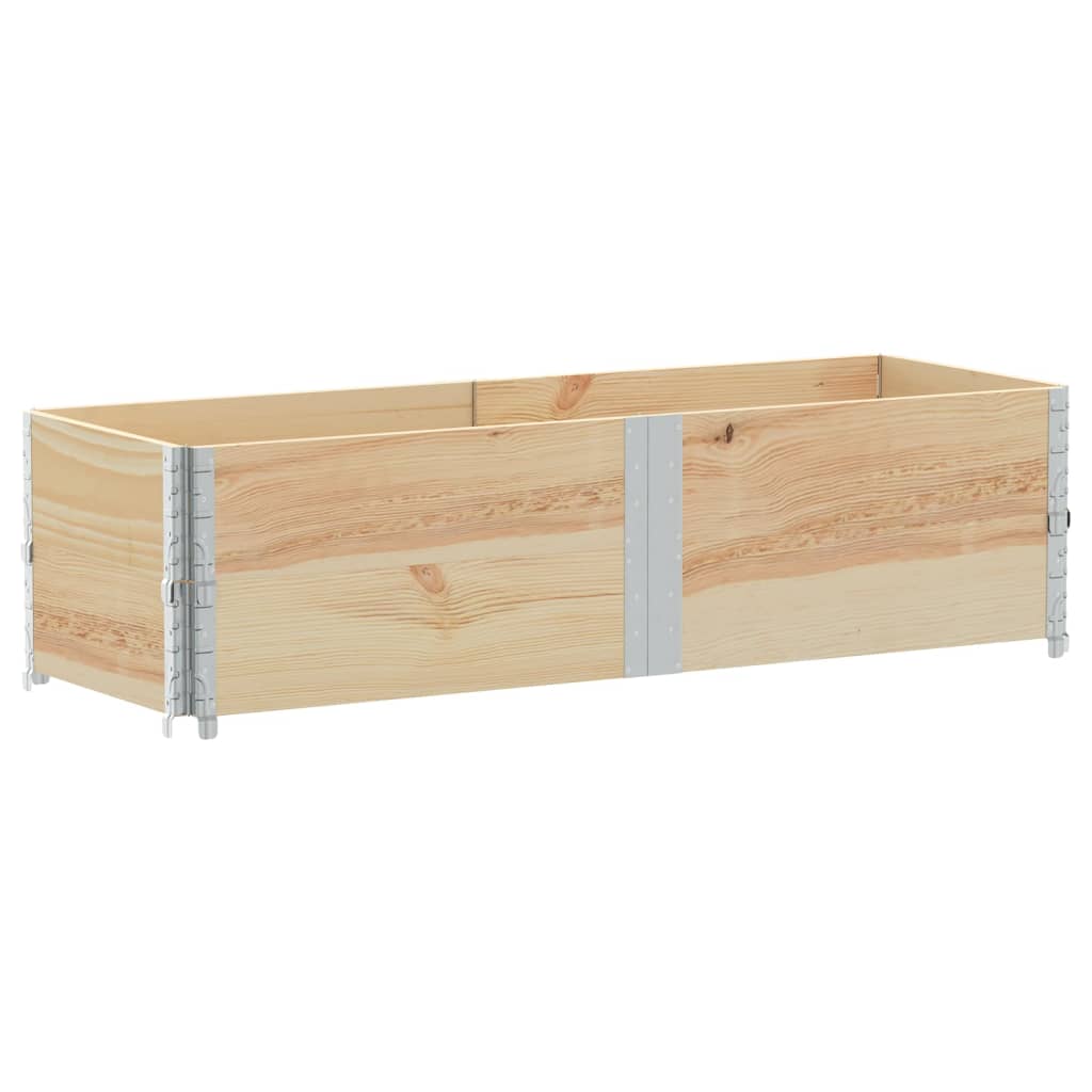 Plantekasse 150x50 cm heltre furu vidaXL