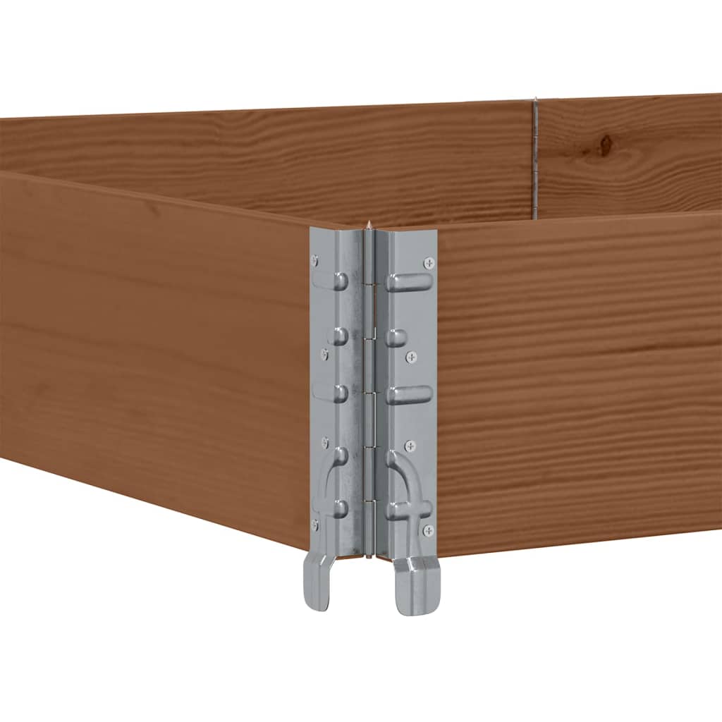 Plantekasse brun 150x100 cm heltre furu vidaXL