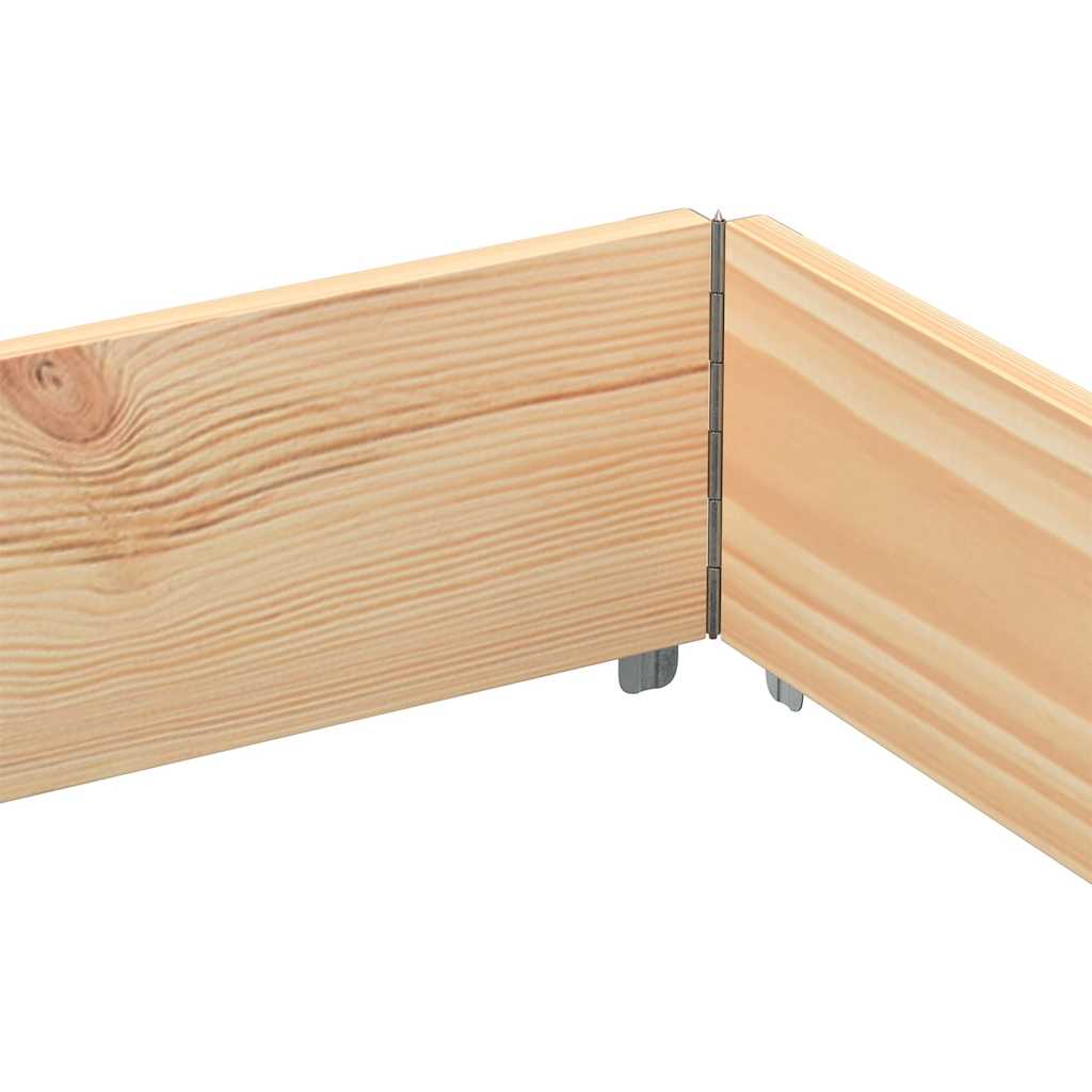 Plantekasse 150x100 cm heltre furu vidaXL