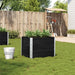 Hageplantekasse svart 80x60 cm heltre furu