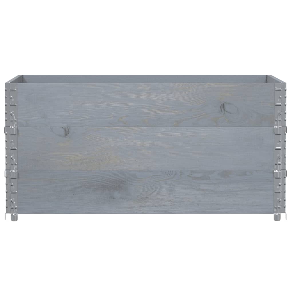 Plantekasse grå 120x80 cm heltre furu