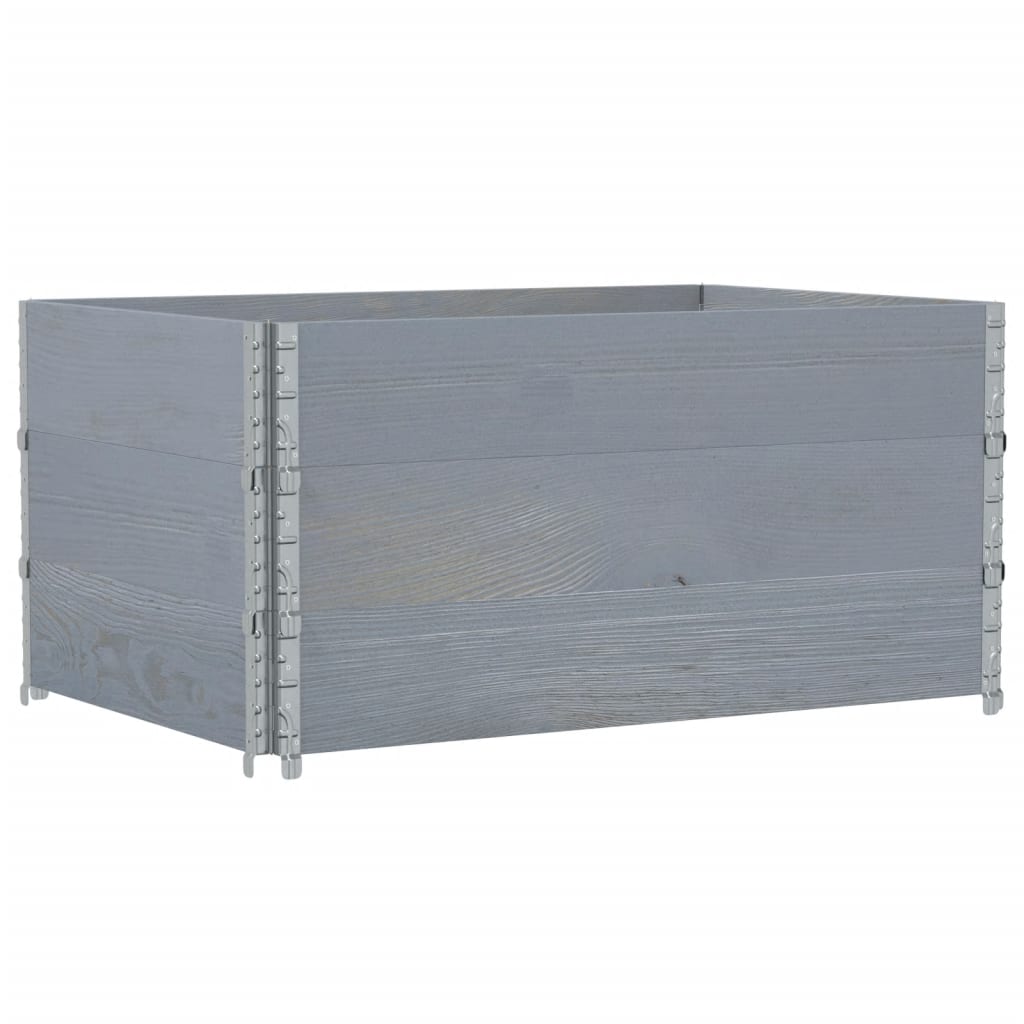Plantekasse grå 120x80 cm heltre furu