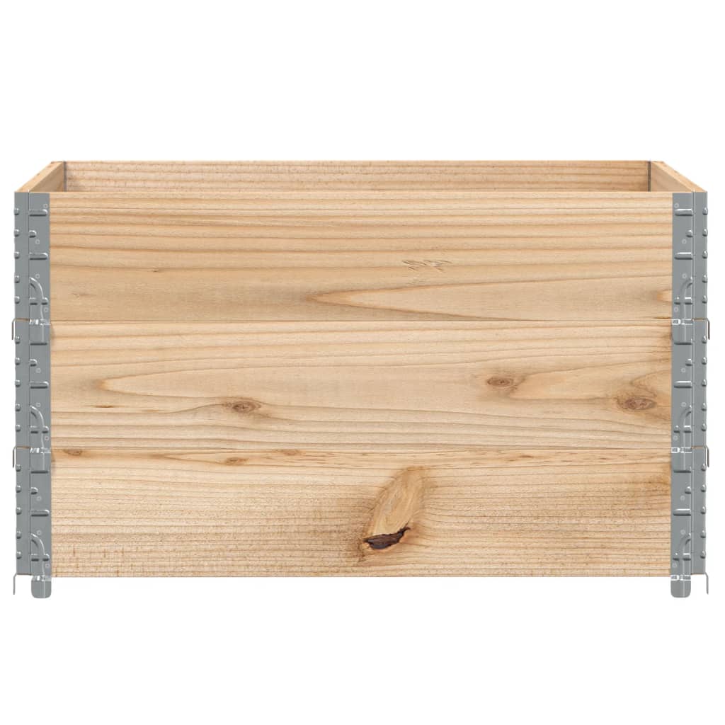 Plantekasse 100x100 cm heltre furu vidaXL