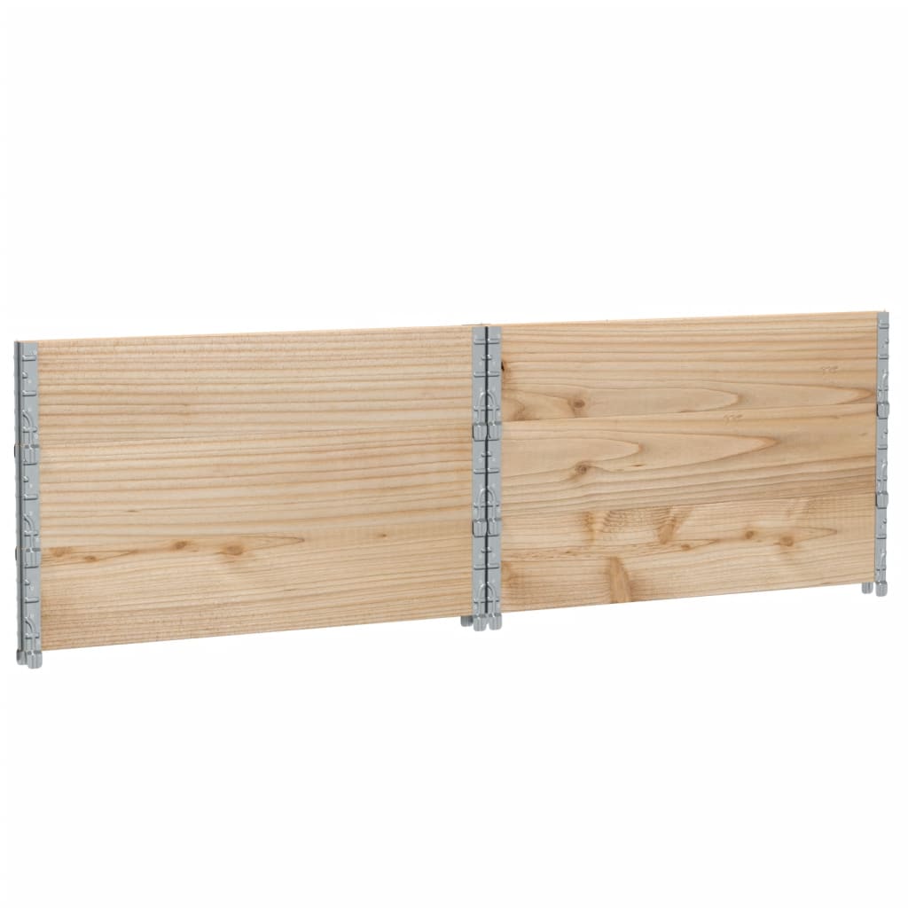 Plantekasse 100x100 cm heltre furu vidaXL