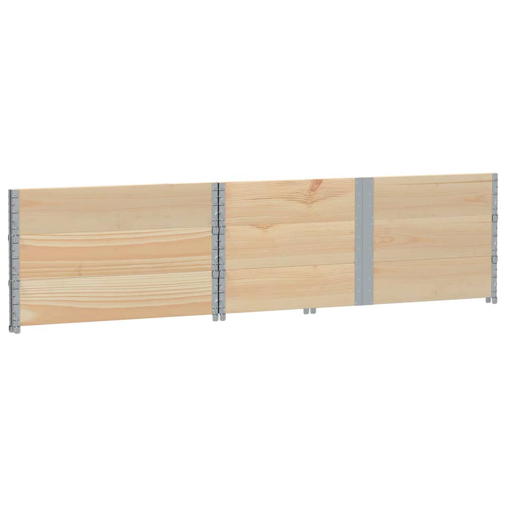Plantekasse 150x100 cm heltre furu vidaXL