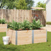 Plantekasse 150x100 cm heltre furu vidaXL