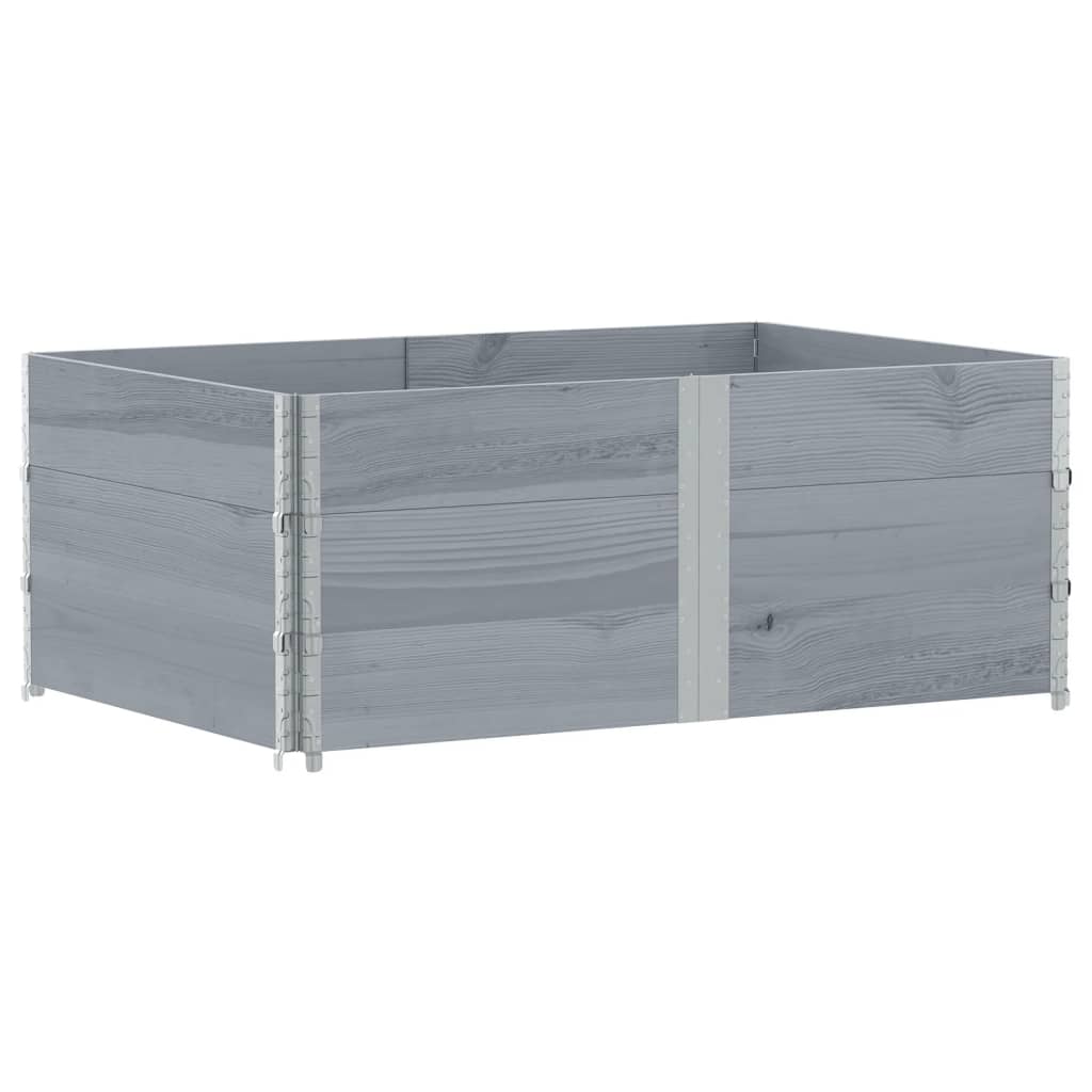 Hageplantekasse grå 150x100 cm heltre furu