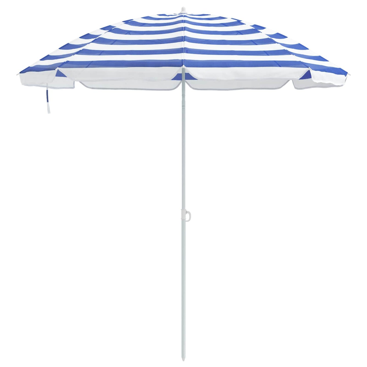 Hageparasol 170T polyester Blå og hvit