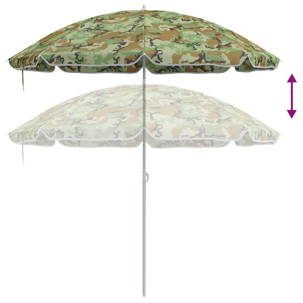 Hageparasol 170T polyester Kamuflasje