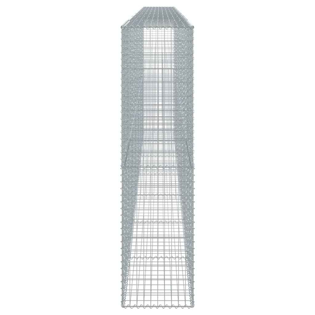 Gabionkurv med deksel 700x50x200 cm galvanisert jern