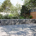 Gabionkurv med deksel 500x100x50 cm galvanisert jern