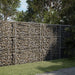 Gabionkurv med deksel 200x100x150 cm galvanisert jern