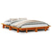 Sengeramme uten madrass brun 135x190 cm heltre furu
