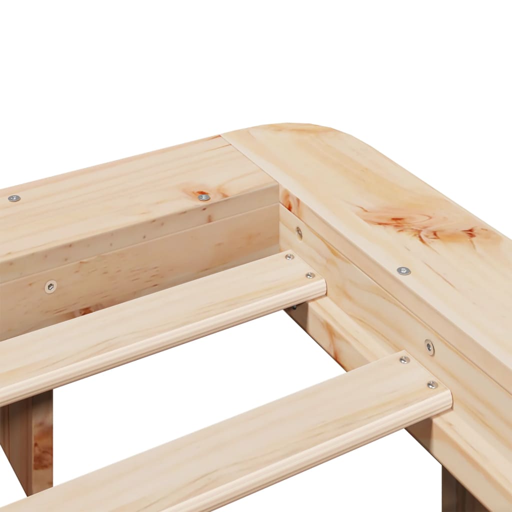 Sengeramme uten madrass 120x190 cm heltre furu