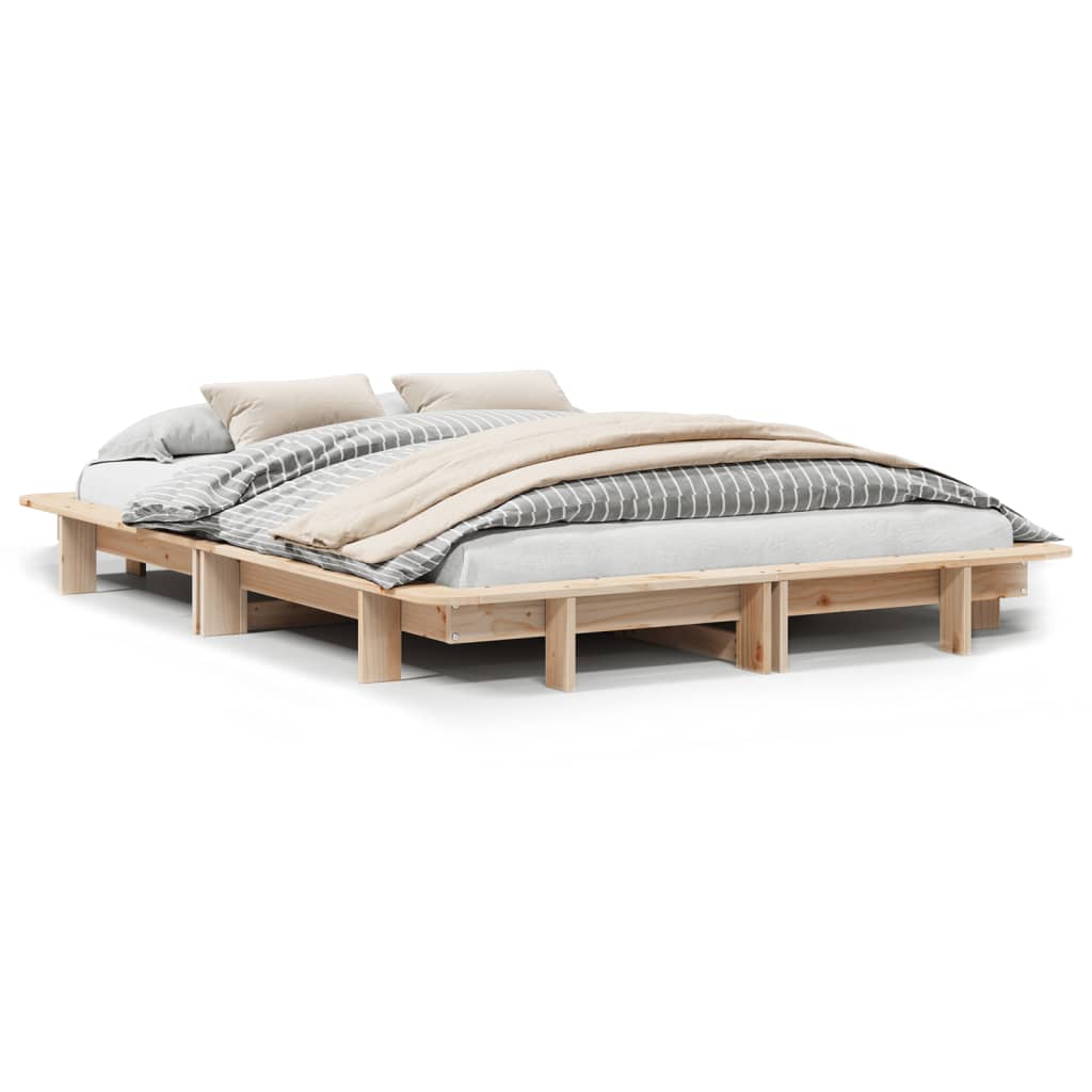 Sengeramme uten madrass 120x190 cm heltre furu