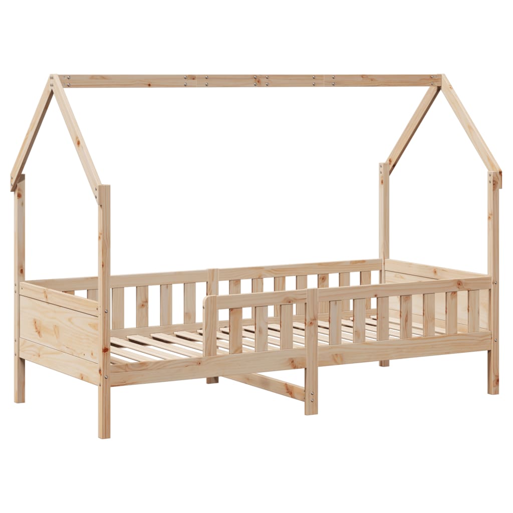 Barnesengeramme hus 90x190 cm heltre furu