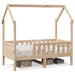 Barnesengeramme 70x140 cm heltre furu
