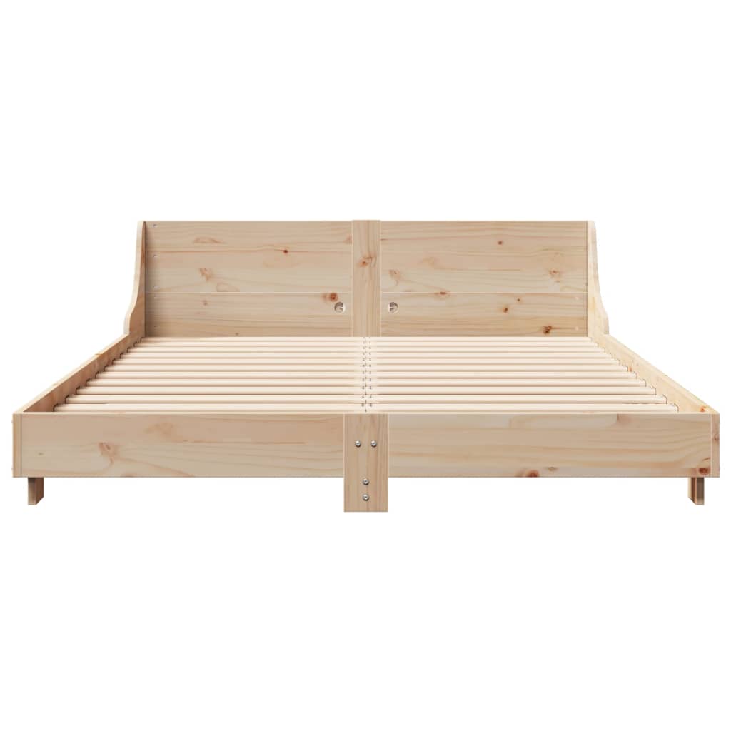 Sengeramme uten madrass 140x190 cm heltre furu