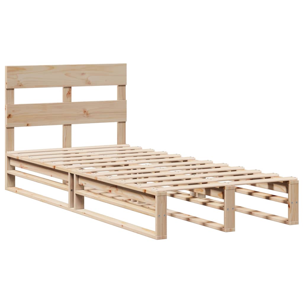 Sengeramme uten madrass 75x190 cm heltre furu