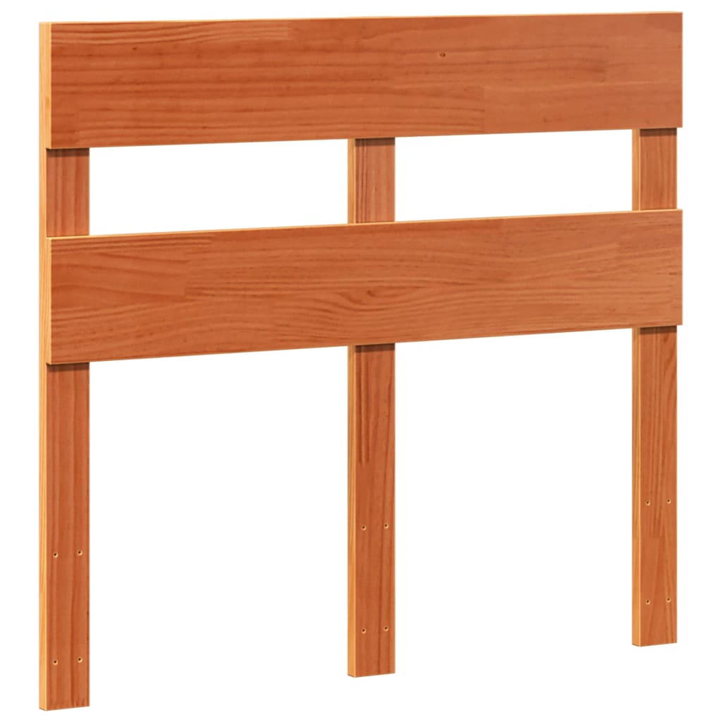 Sengeramme uten madrass voksbrun 90x190 cm heltre furu