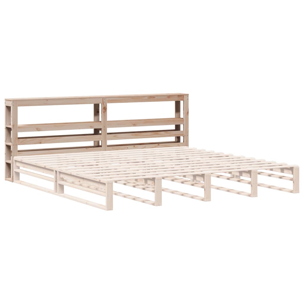Hodegavl med hylle 200 cm heltre furu