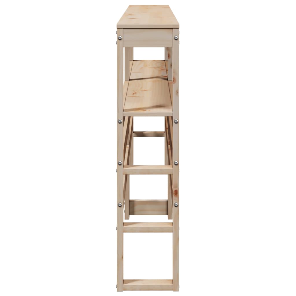 Hodegavl med hylle 200 cm heltre furu