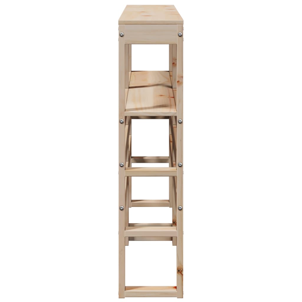 Hodegavl med hylle 160 cm heltre furu