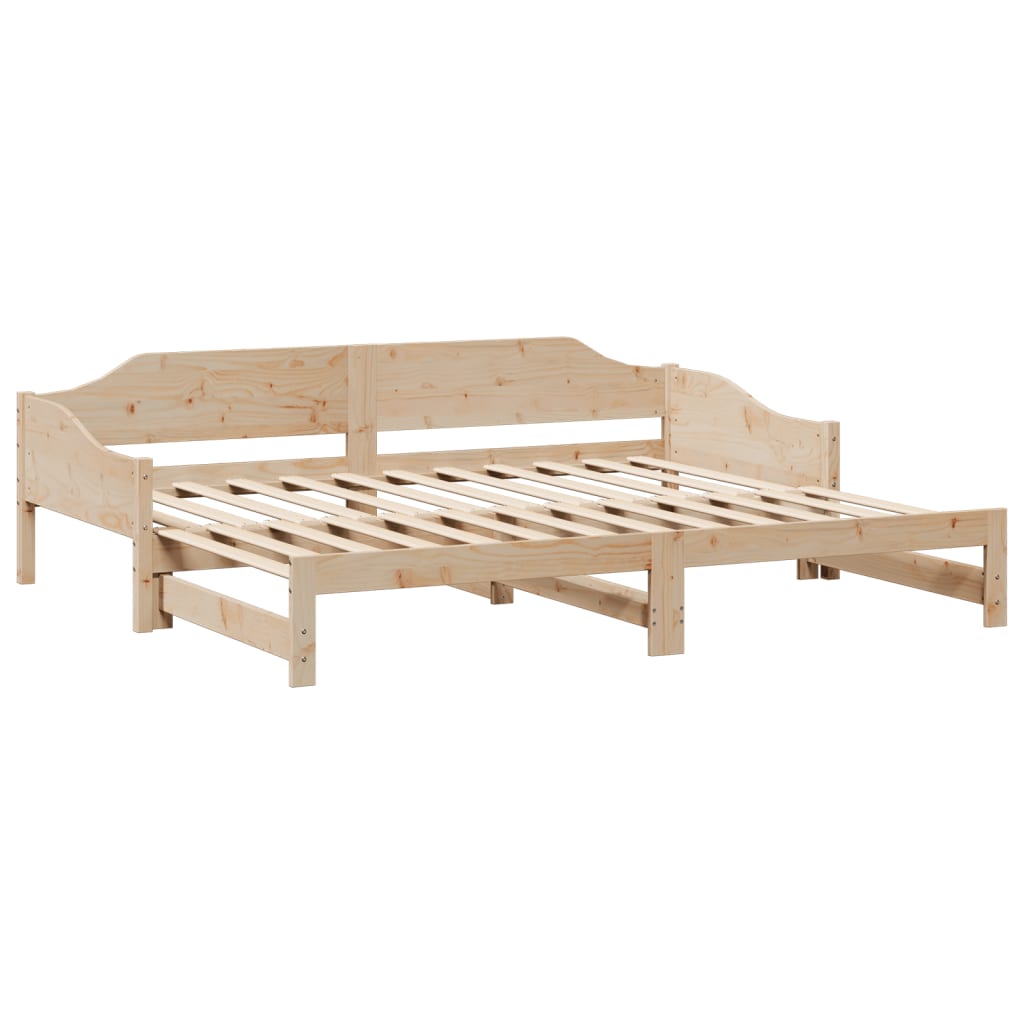 Uttrekkbar dagseng 90x190 cm heltre furu