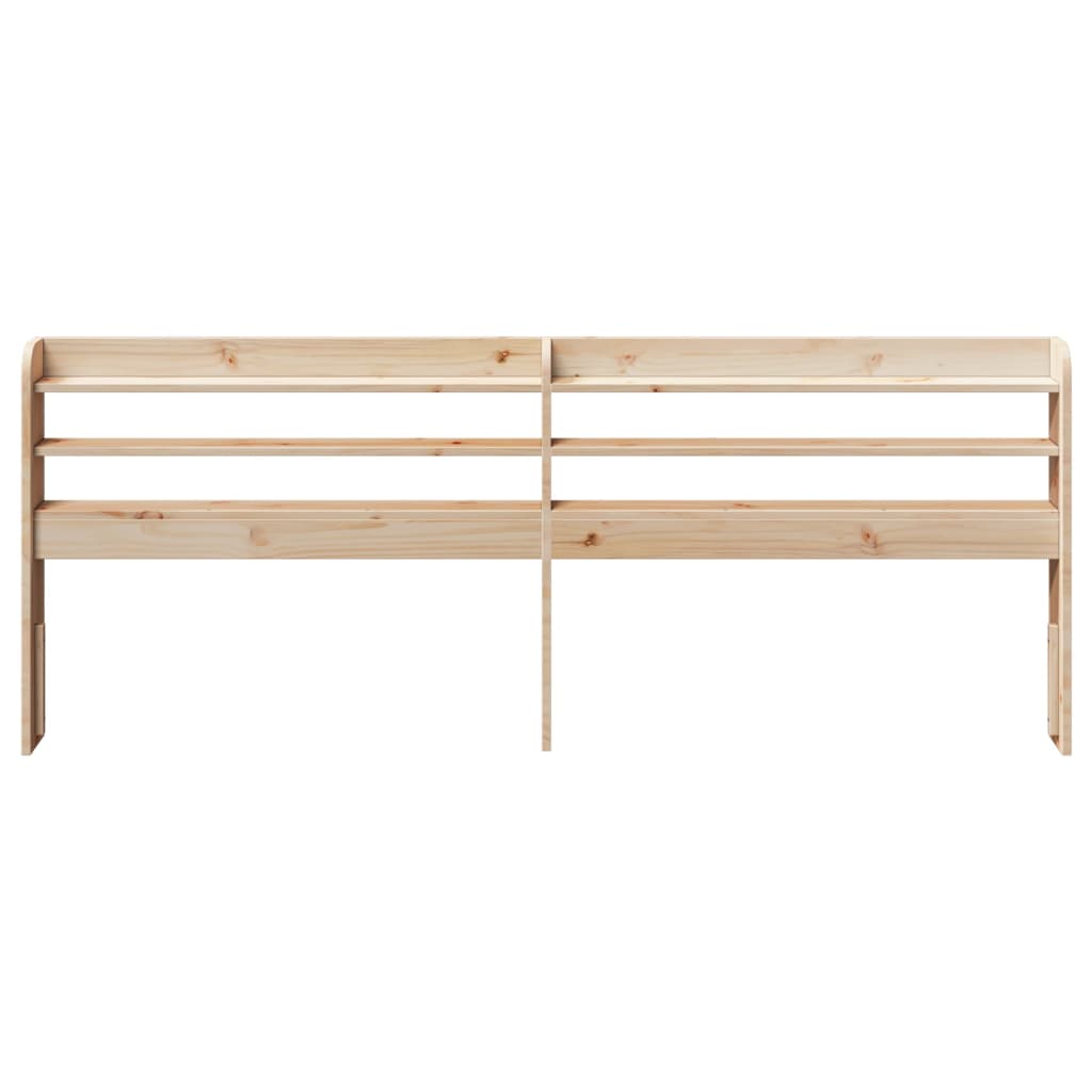 Hodegavl med hyller 180 cm heltre furu