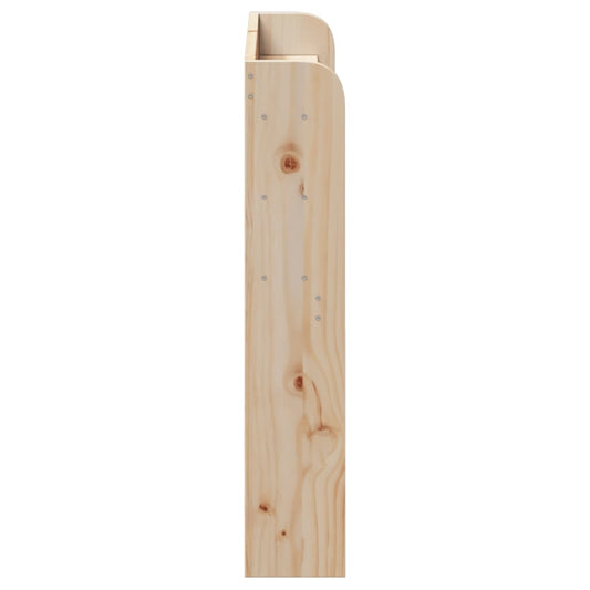 Hodegavl med hyller 90 cm heltre furu