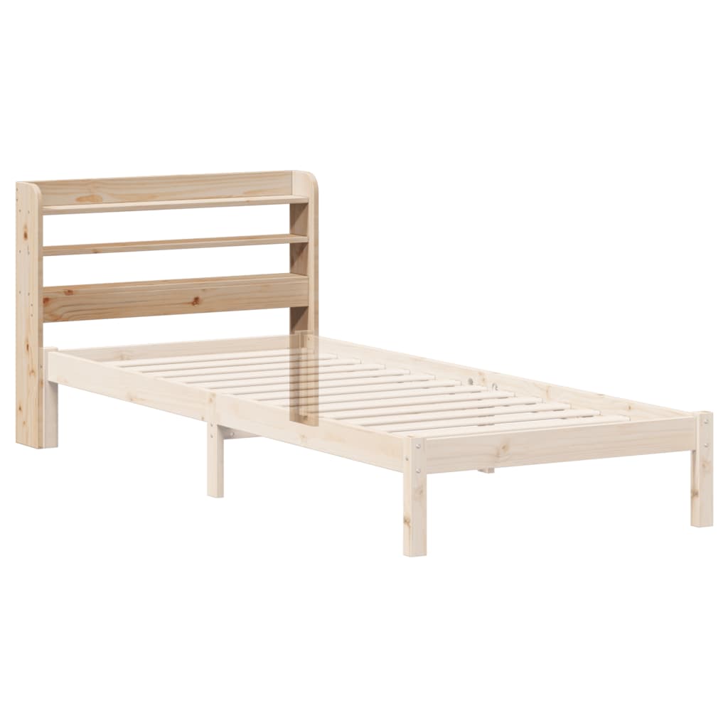 Hodegavl med hyller 90 cm heltre furu