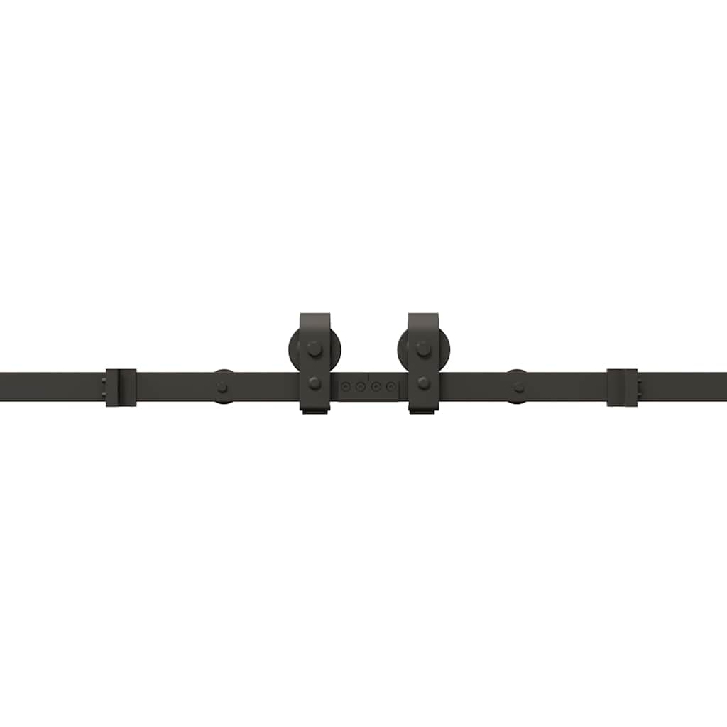 Utstyr for skyvedør 400 cm stål svart