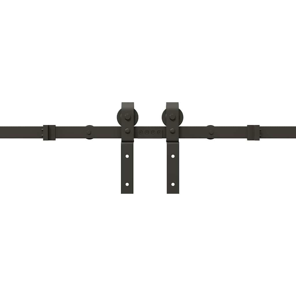 Utstyr for skyvedør 400 cm stål svart
