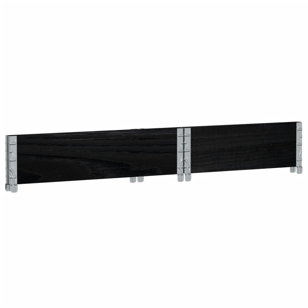 Pallekarmer svart 80x60 cm heltre furu