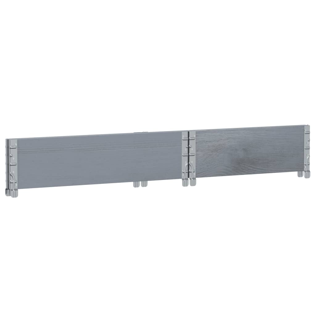 Pallekarmer grå 80x60 cm heltre furu