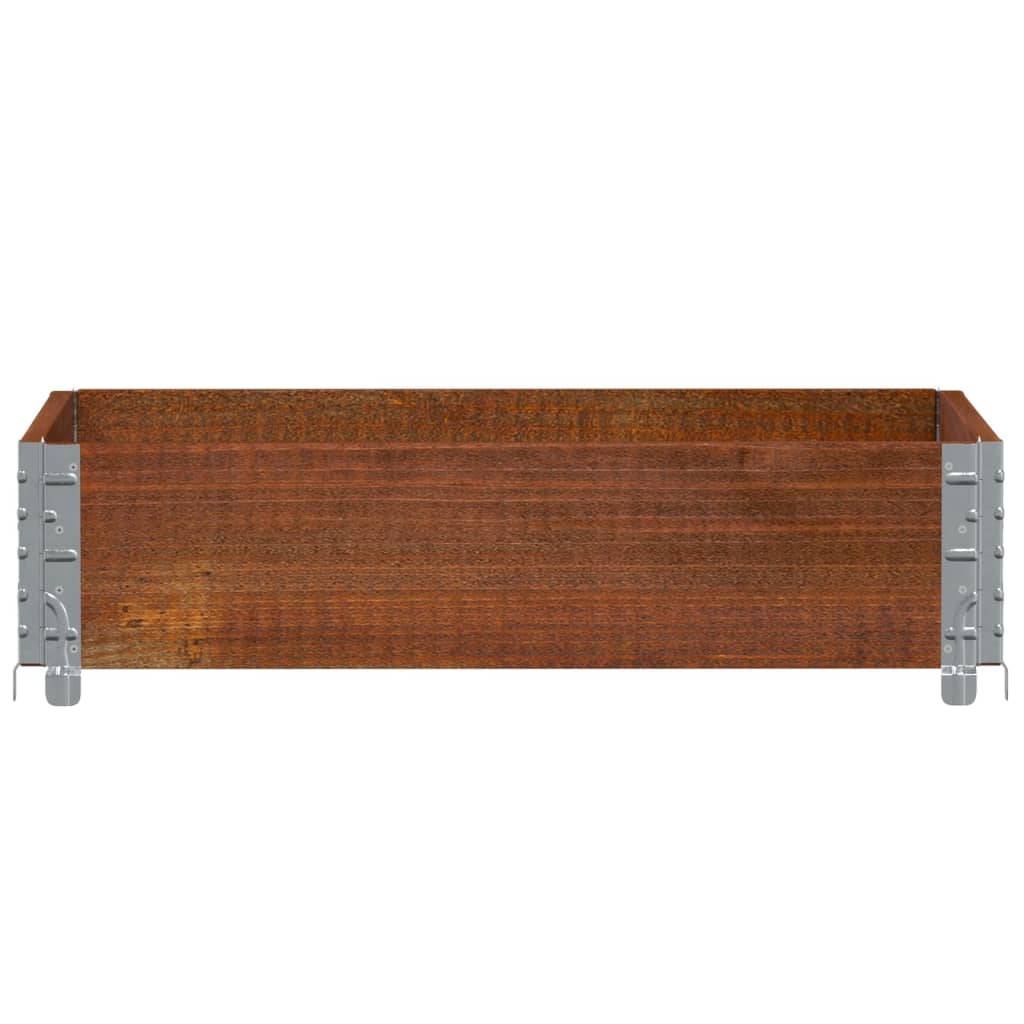 Pallekarmer brun 80x60 cm heltre furu