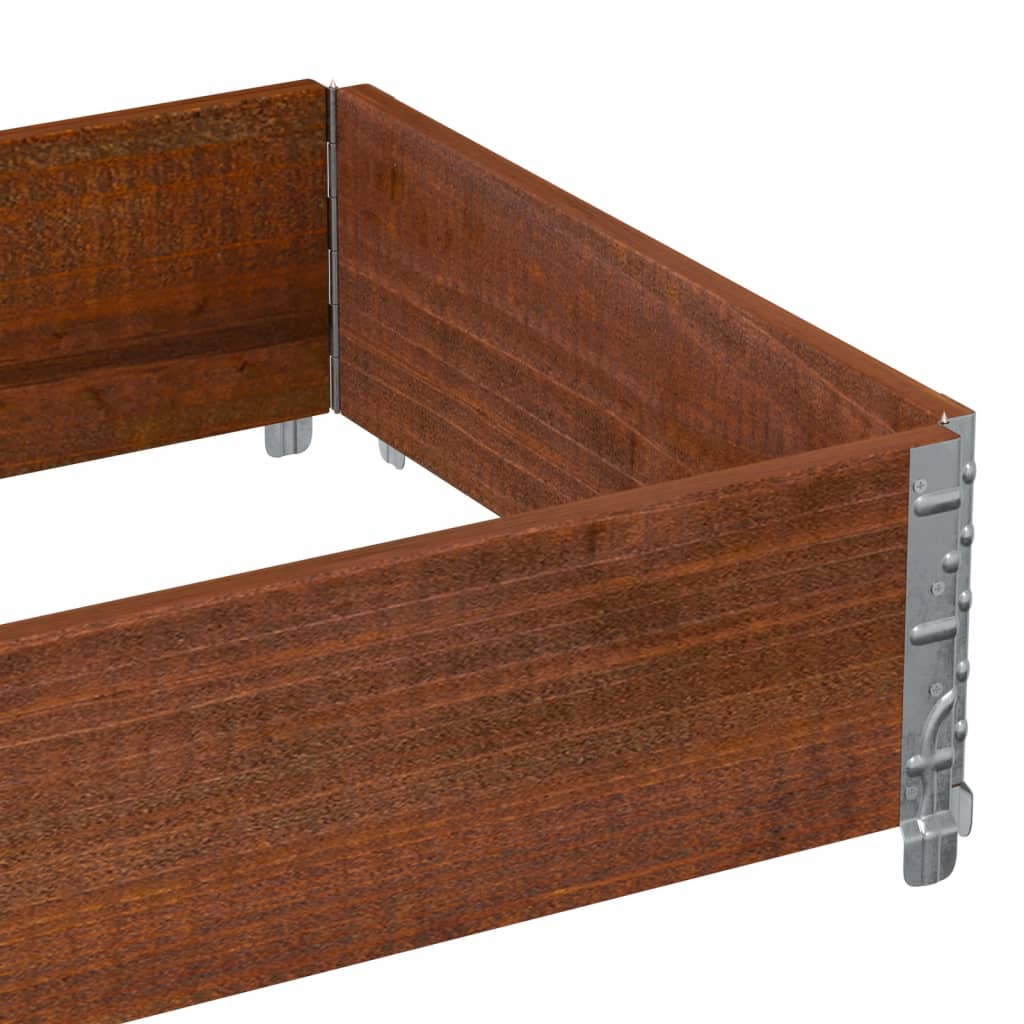 Pallekarmer brun 80x60 cm heltre furu