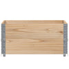 Pallekarmer 2 stk grå 80x60 cm heltre furu