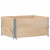 Pallekarmer 2 stk grå 80x60 cm heltre furu