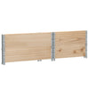 Pallekarmer 2 stk grå 80x60 cm heltre furu