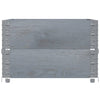Pallekarmer 2 stk grå 80x60 cm heltre furu