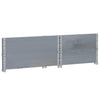 Pallekarmer 2 stk grå 80x60 cm heltre furu