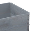 Pallekarmer 2 stk grå 80x60 cm heltre furu
