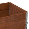 Pallekarmer 2 stk brun 80x60 cm heltre furu