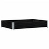Pallekarmer svart 120x80 cm heltre furu