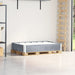 Pallekarmer grå 120x80 cm heltre furu vidaXL