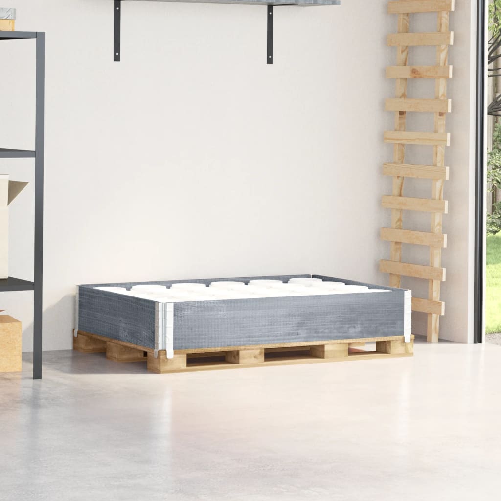 Pallekarmer grå 120x80 cm heltre furu vidaXL
