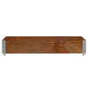 Pallekarmer brun 120x80 cm heltre furu