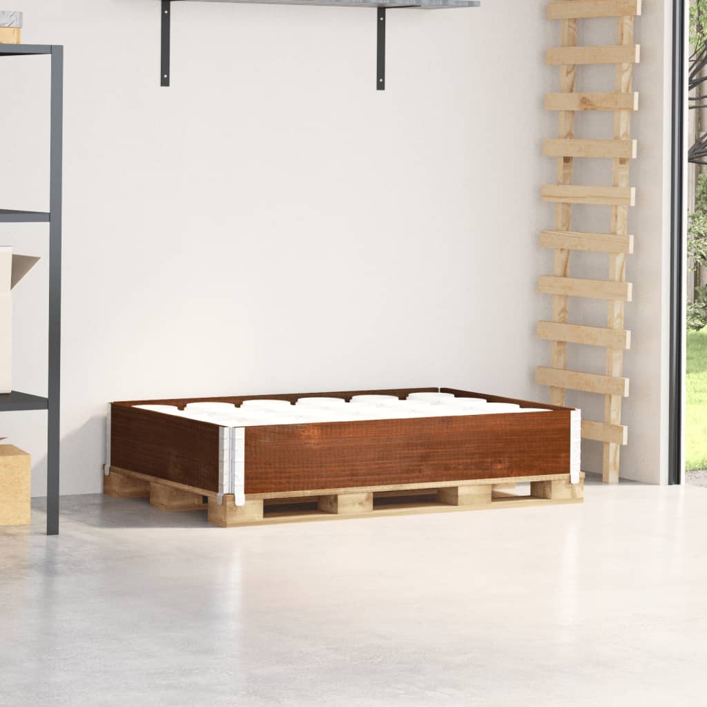 Pallekarmer brun 120x80 cm heltre furu